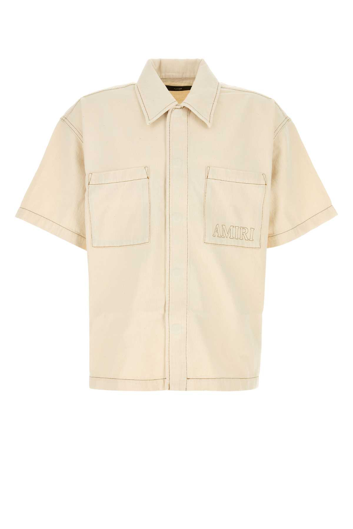 [Amiri] Shirts Short Sleeve FW26 AM326SH001 ECRU