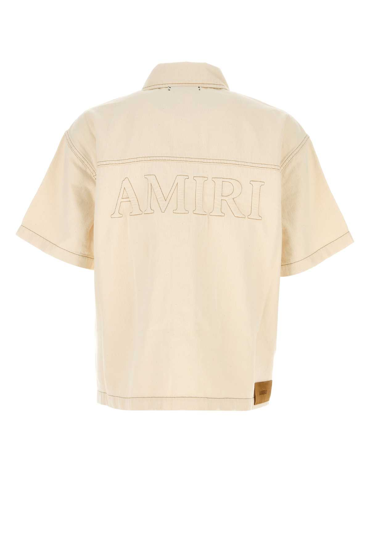 [Amiri] Shirts Short Sleeve FW26 AM326SH001 ECRU