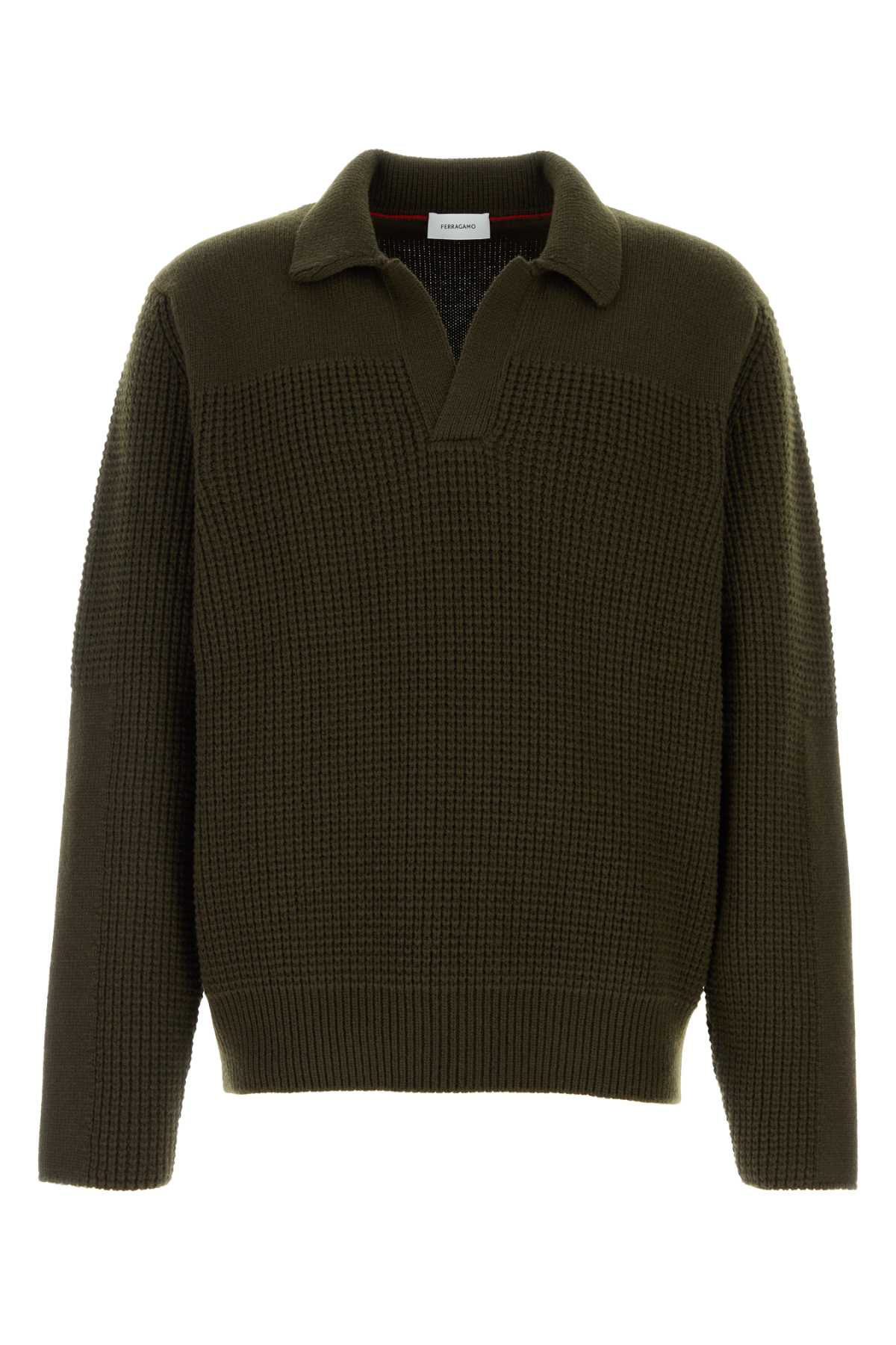 [Salvatore Ferragamo] Knitwear FW26 145786796030 OLIVE