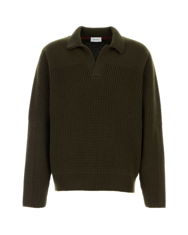 [Salvatore Ferragamo] Knitwear FW26 145786796030 OLIVE
