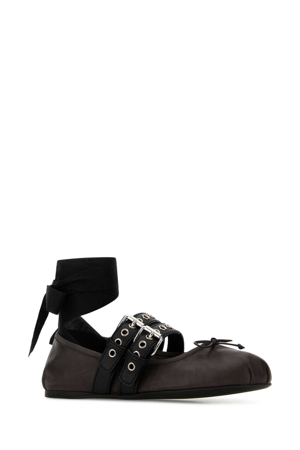 [Miu Miu] Flat shoes FW26 5F466AFG0053ZLV F0003