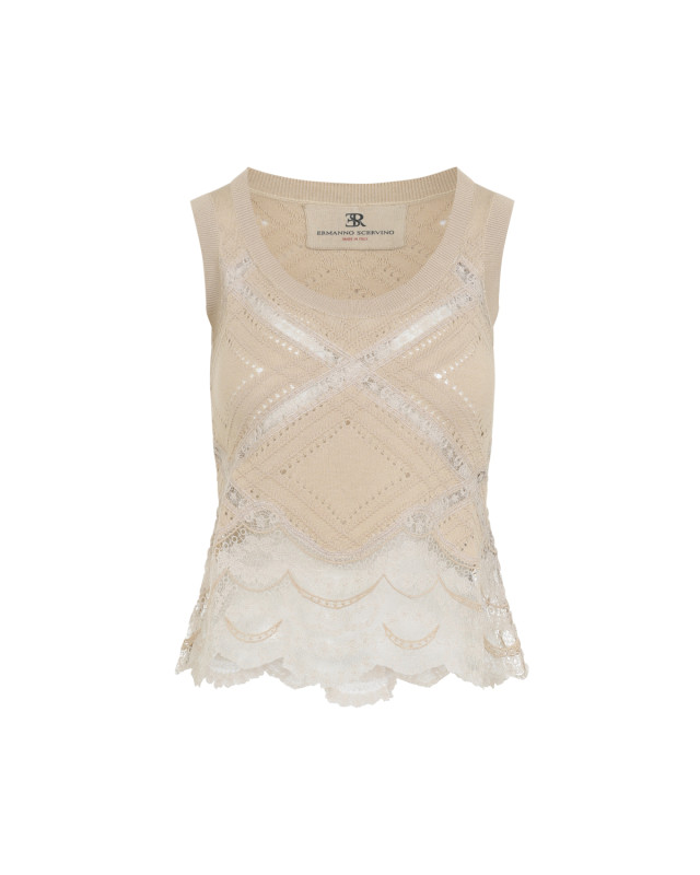 [Ermanno Scervino] T-shirts Sleeveless SS26 D485L737APIJG