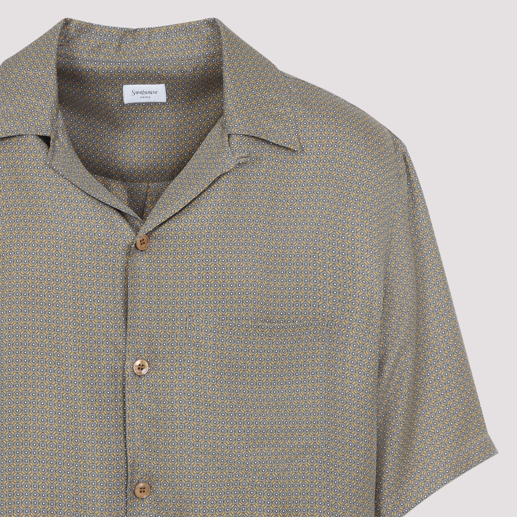 [Saint Laurent] Shirts Short Sleeve SS26 860621.Y2N62