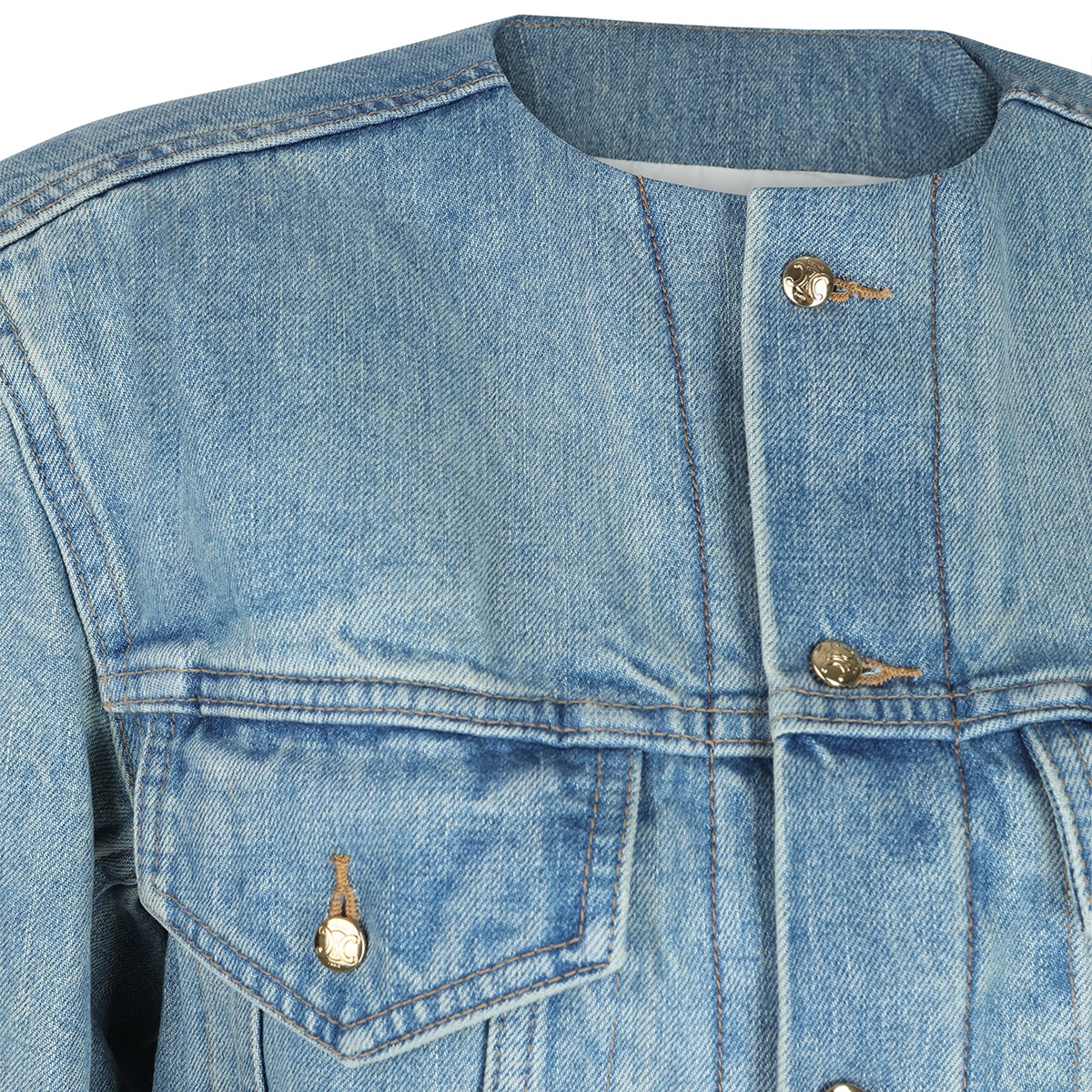 [Celine] Denim Jacket SS26 RV0ZV789DGDN7
