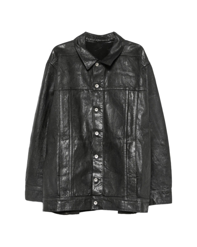 [RICK OWENS DRKSHDW] Leather Jacket FW26 DU02F6761 BMC 09
