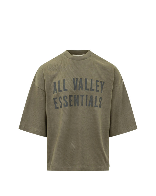 [Fear Of God Essentials] T-shirts Short Sleeve FW26 RW00279  MOSS