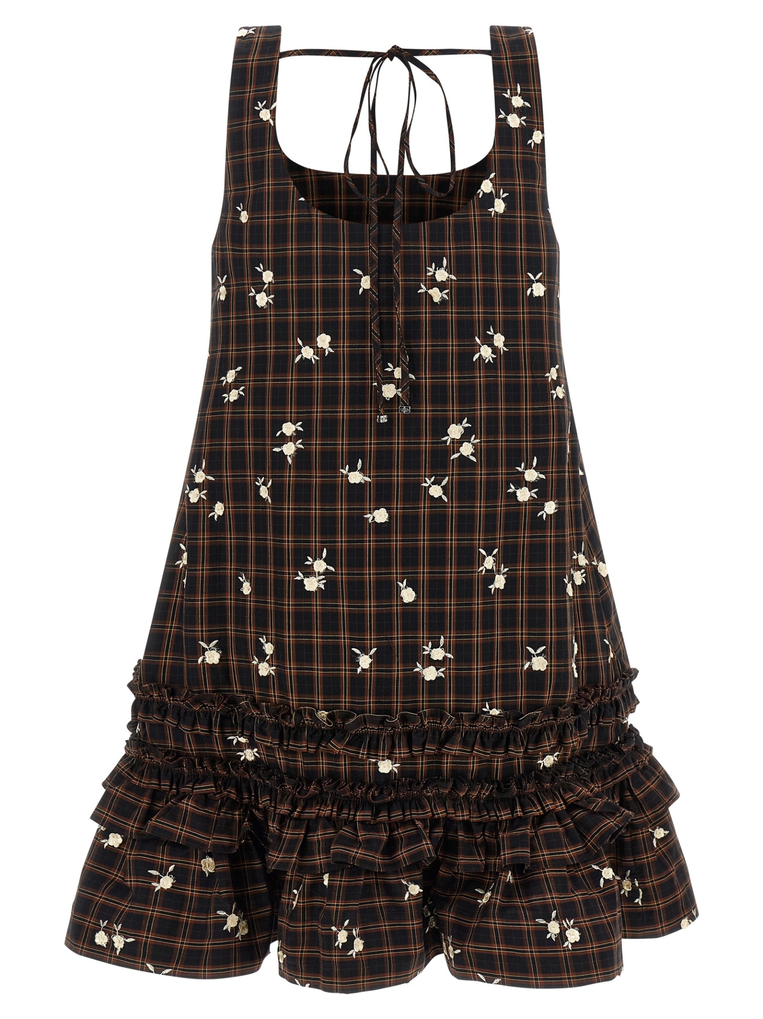 [GANNI] Sleeveless dress FW26 A1030642ZX8