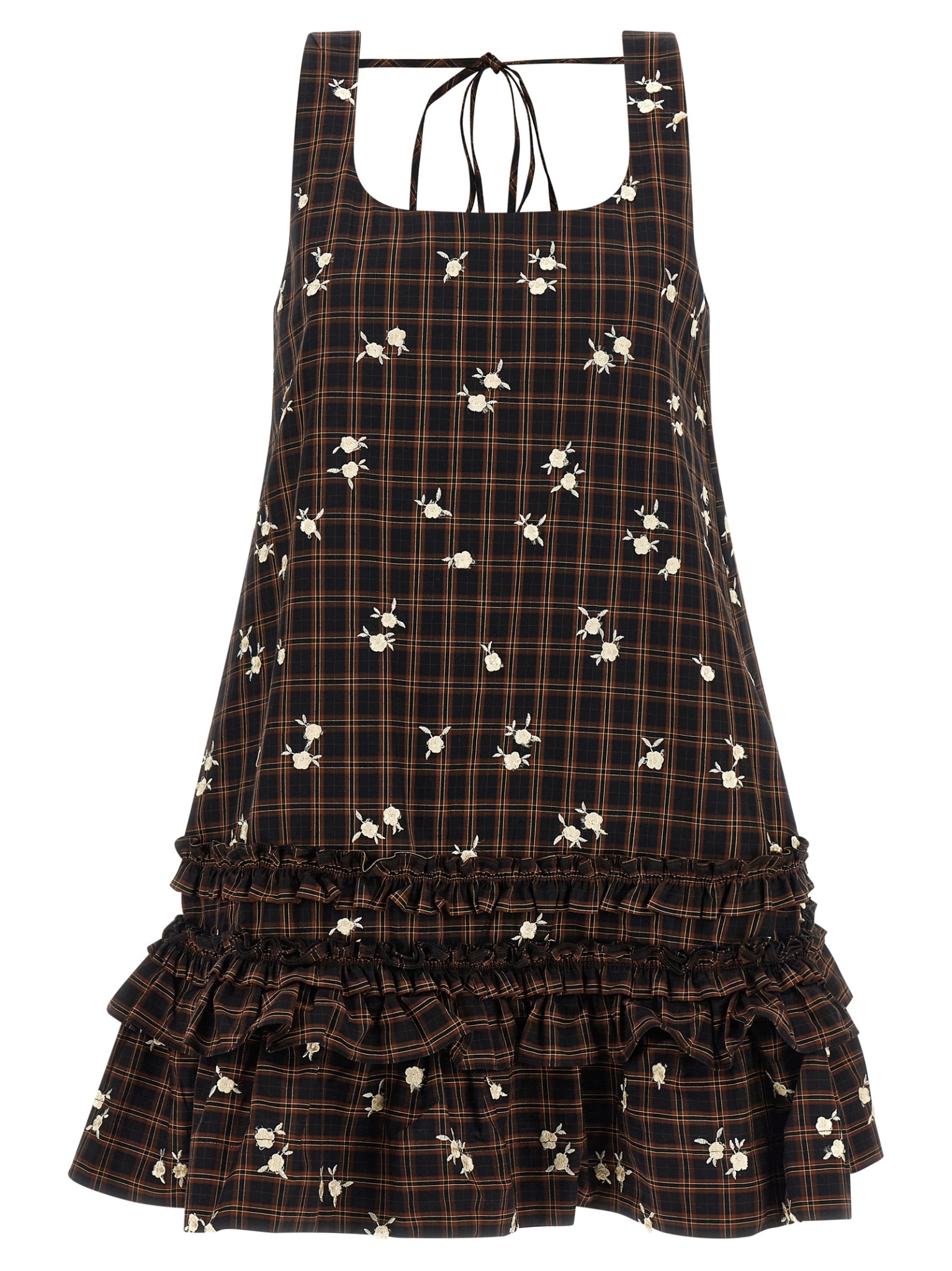 [GANNI] Sleeveless dress FW26 A1030642ZX8