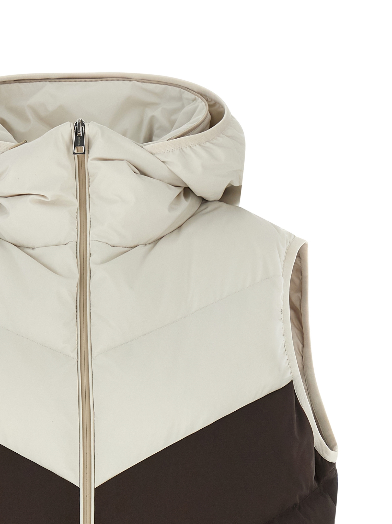 [Kiton] Vest FW26 D62637K0589L01BEIGEMARRONENERO