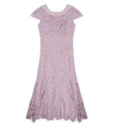 [Self-portrait] Short sleeve dress SS26 SS26-254M-P_PINK