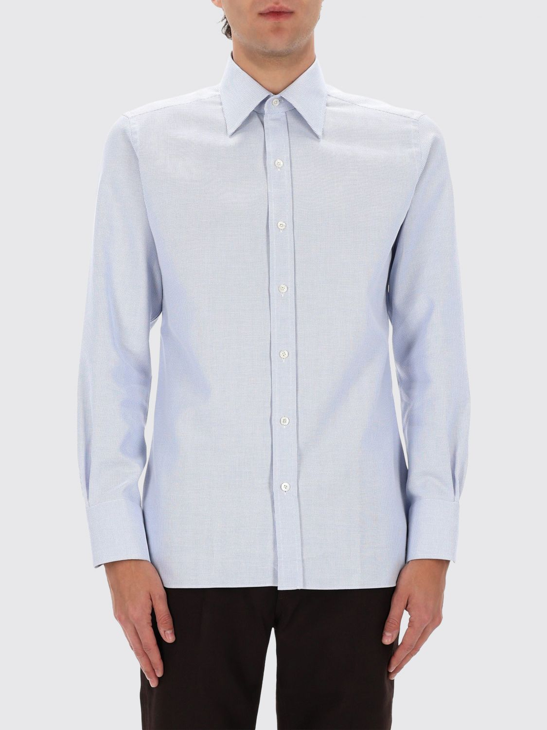 [Tom Ford] Shirts Long Sleeve SS26 HSBC01C0020 WUA