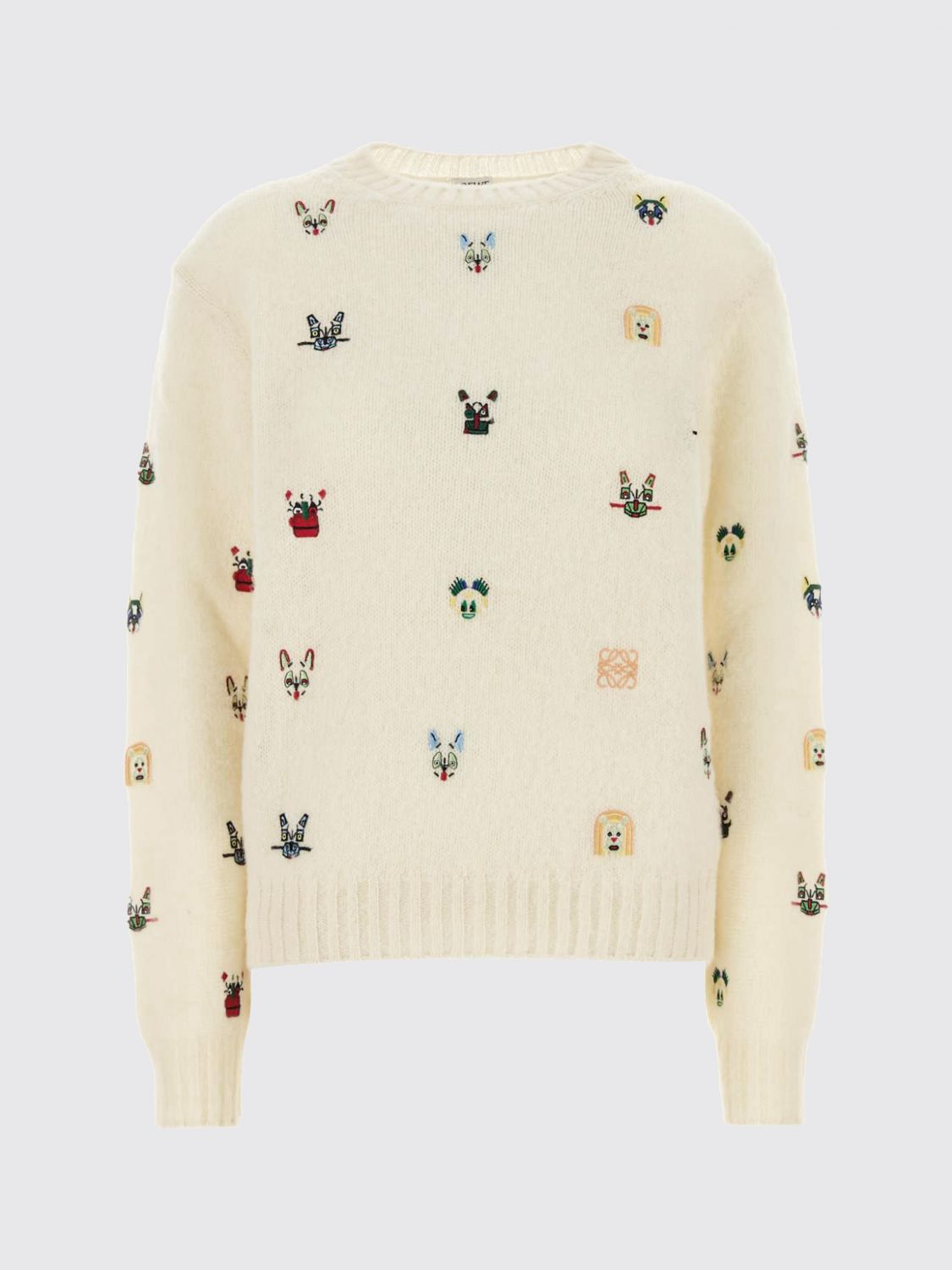 [Loewe] Knitwear SS26 S359Y14KIH WHITEMULTICOLO