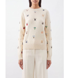 [Loewe] Knitwear SS26 S359Y14KIH WHITEMULTICOLO