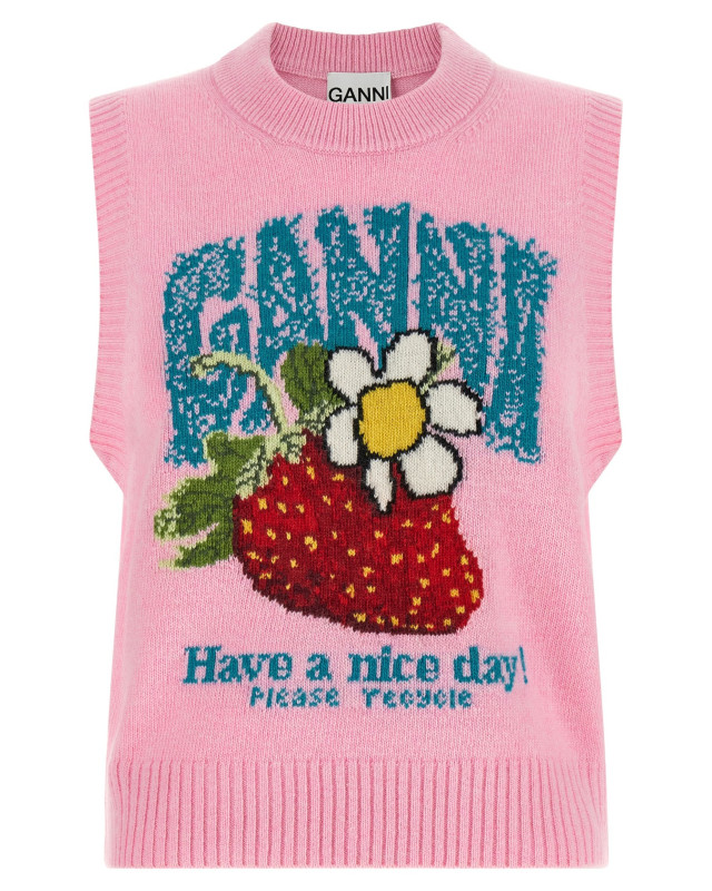 [GANNI] T-shirts Sleeveless FW26 A1180011868