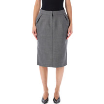 [MAGDA BUTRYM] Midi skirt FW26 124726GREY