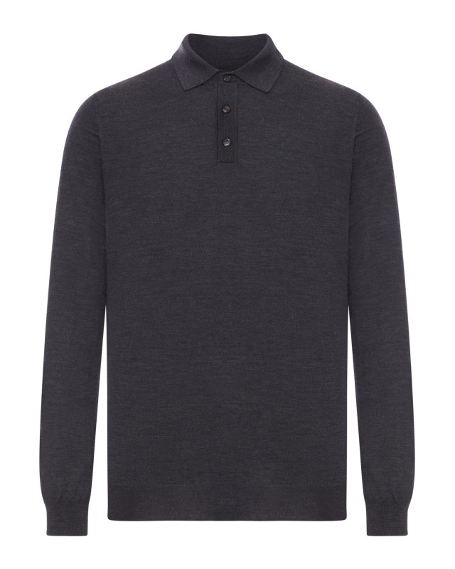 [Zanone] Knitwear FW26 810232Z0290N7027 ANTHRACITE MELANGE
