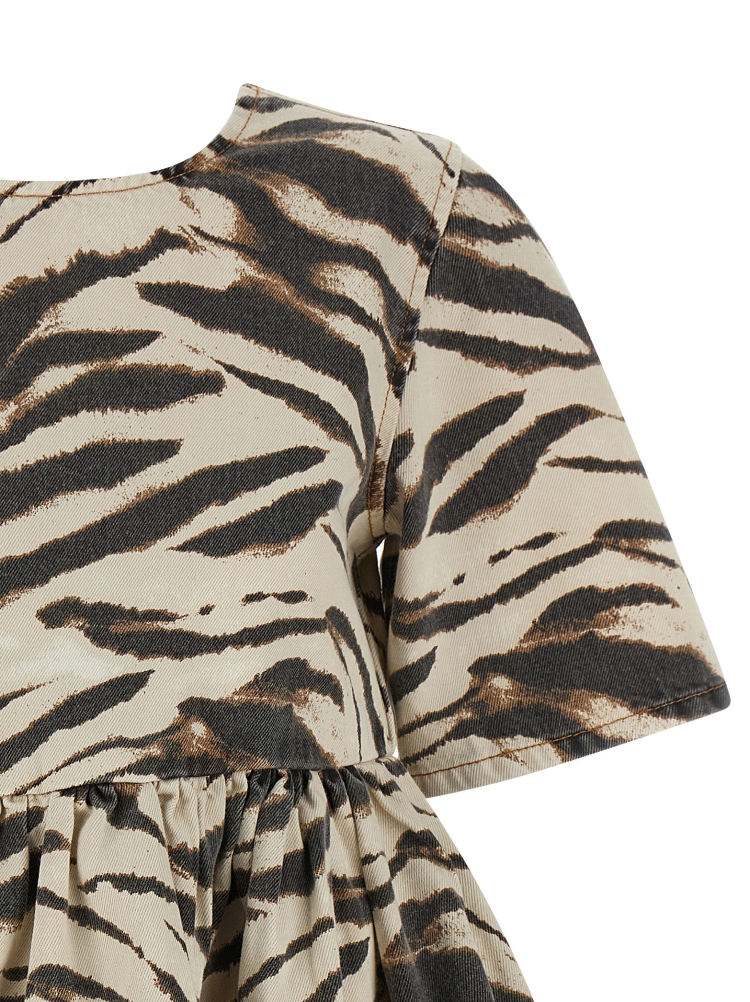 [GANNI] Short sleeve dress FW26 A1030636135