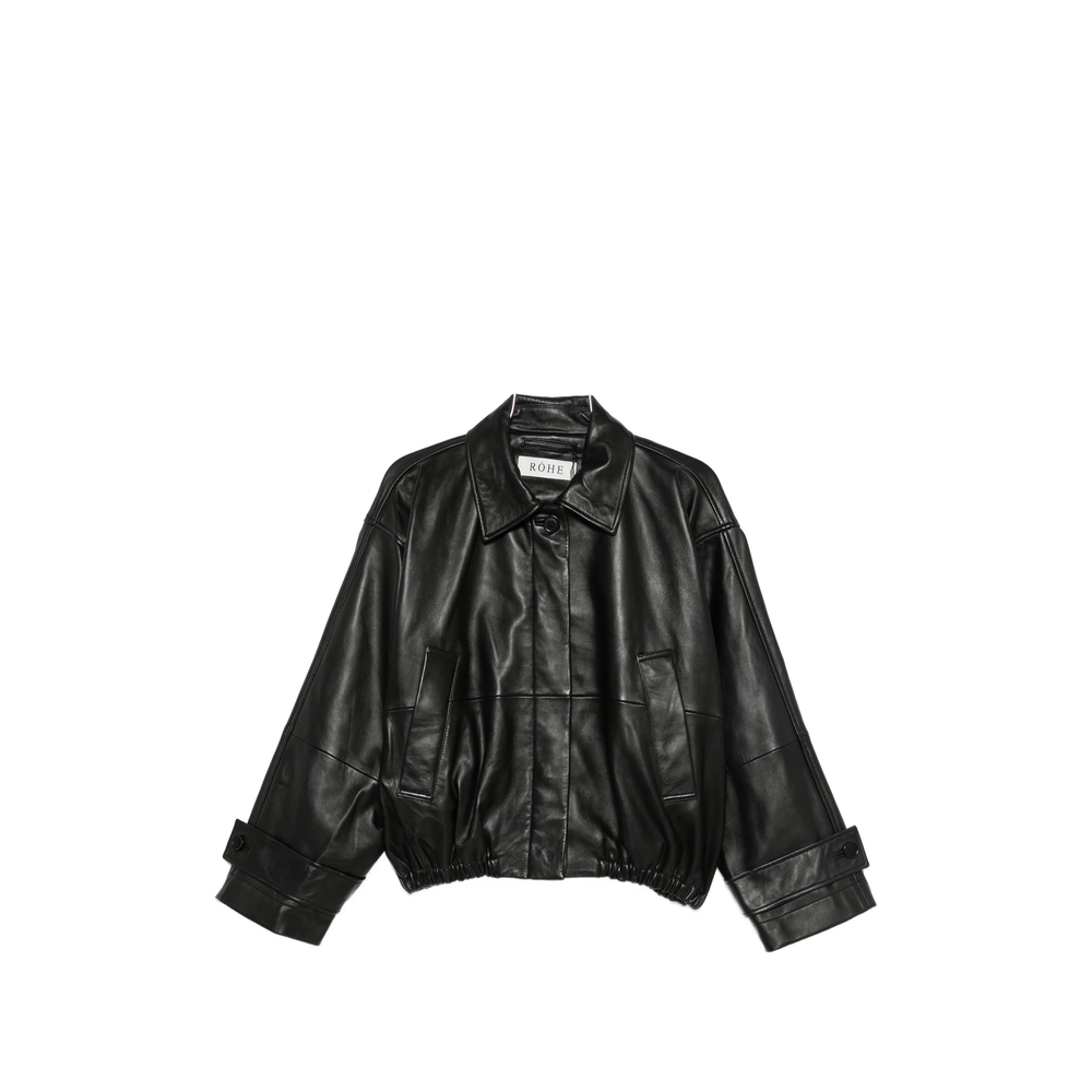 [ROHE] Leather Jacket FW26 420-11-248  BLACK
