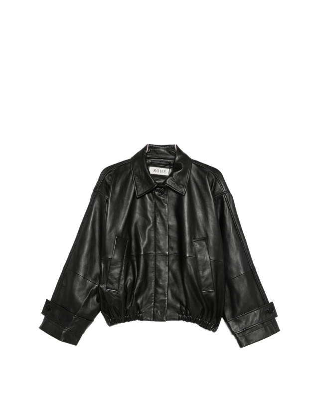 [ROHE] Leather Jacket FW26 420-11-248  BLACK