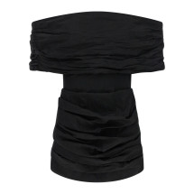 [MAGDA BUTRYM] Short sleeve dress SS26 156526BLACK