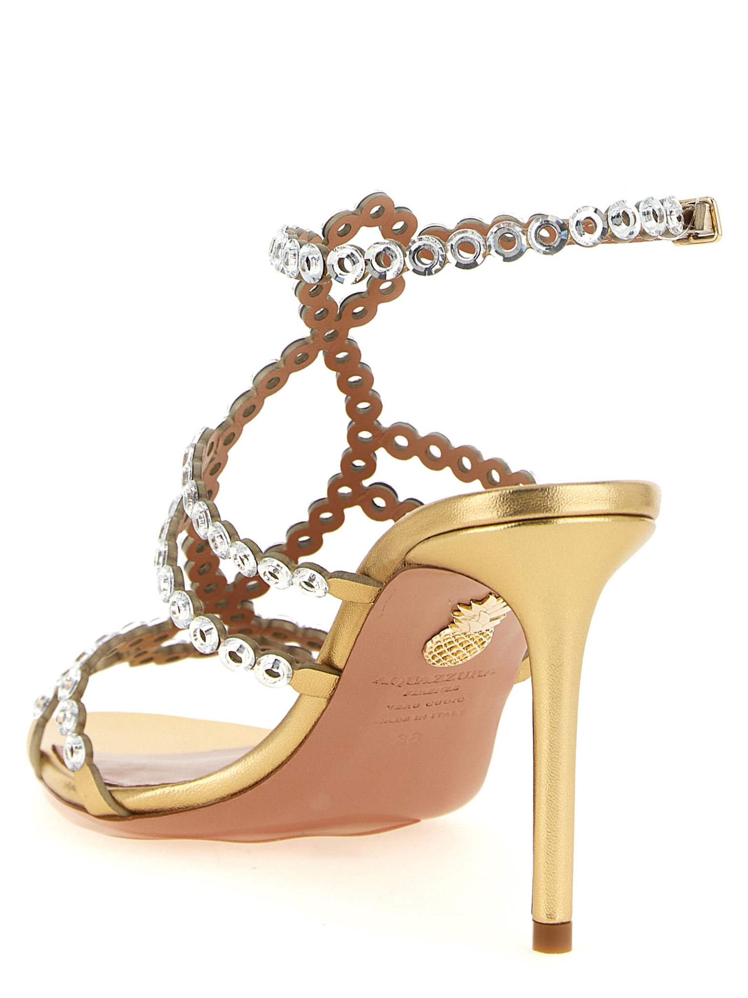 [Aquazzura] Sandals SS26 MRUMIDS0NPLSOFTGOLD