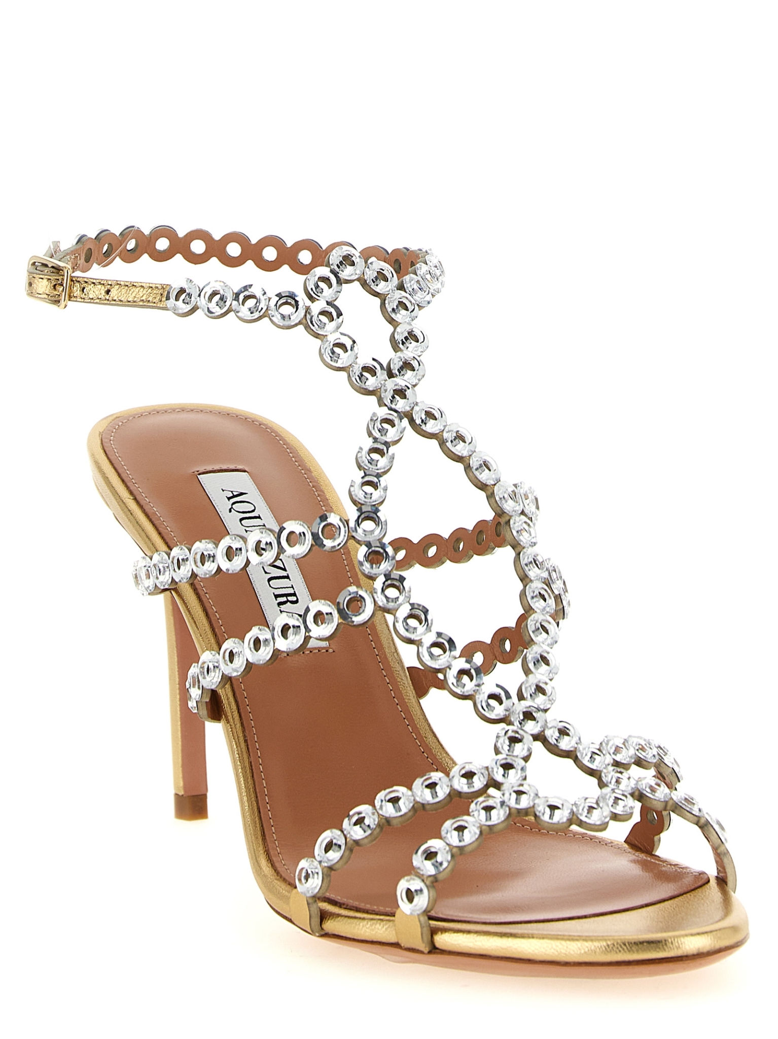 [Aquazzura] Sandals SS26 MRUMIDS0NPLSOFTGOLD