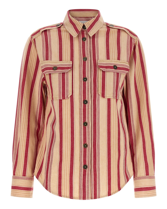 [Marant Etoile] Shirts Long Sleeve SS26 CH0299FAD1H03EBERD