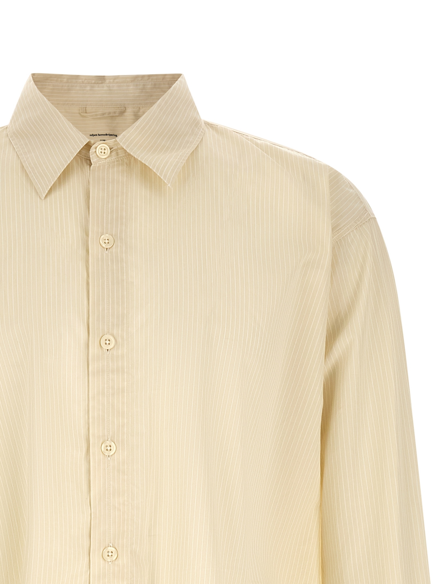 [MFPEN] Shirts Long Sleeve SS26 M126005PALEOFFICESTRIPE