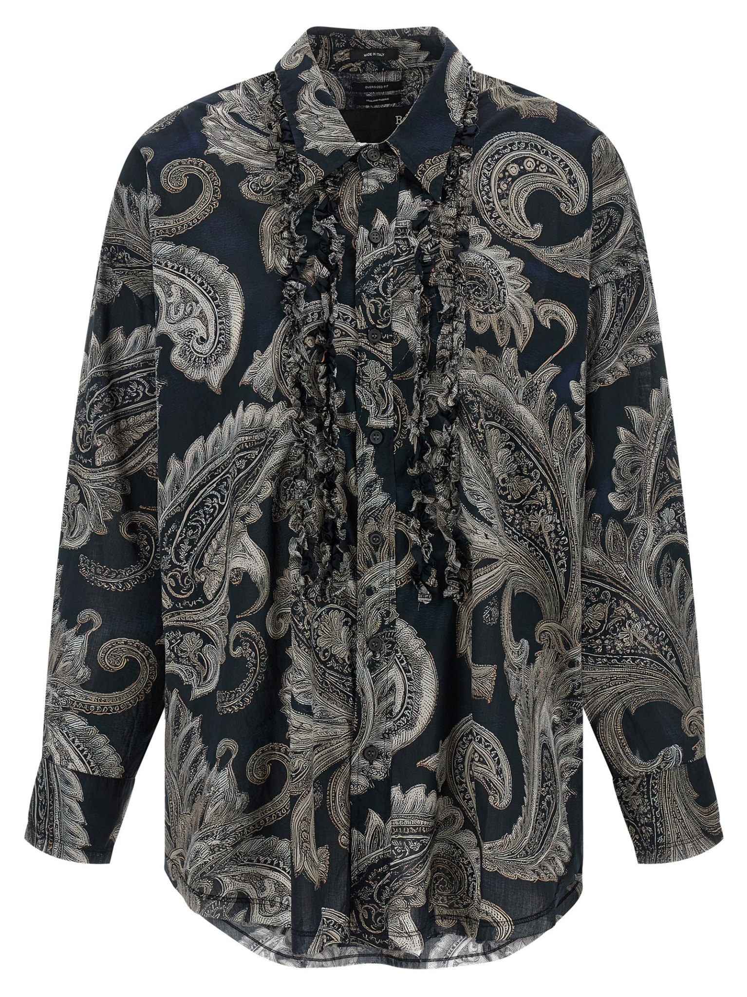 [R13] Shirts Long Sleeve SS26 R13WR478R799ABLACKPAISLEYMULTIPRI