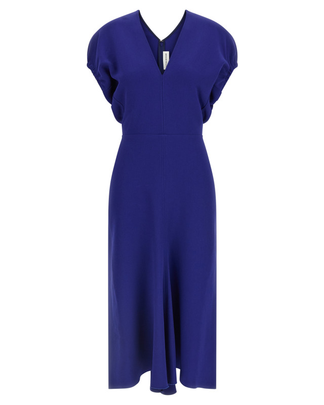 [VICTORIA BECKHAM] Short sleeve dress SS26 1226WDR006381ABRIGHTINDIGO