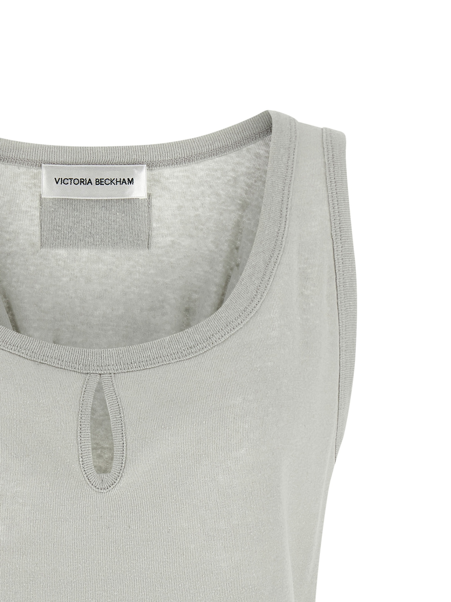 [VICTORIA BECKHAM] Tank top SS26 1226JTP007237AMAGNESIUM