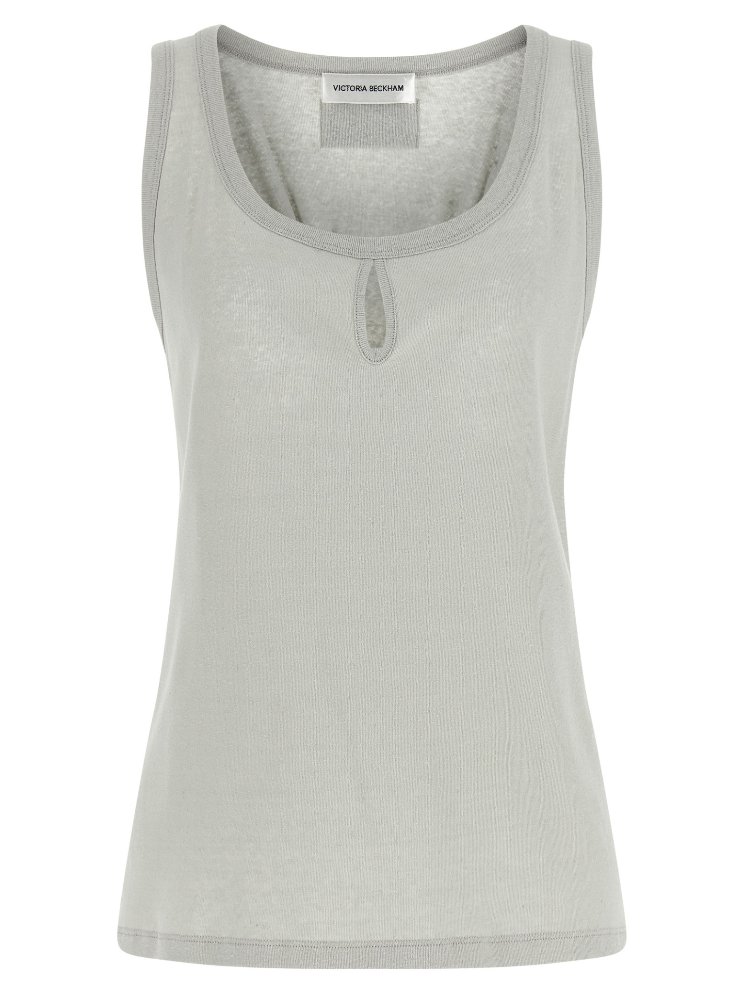 [VICTORIA BECKHAM] Tank top SS26 1226JTP007237AMAGNESIUM