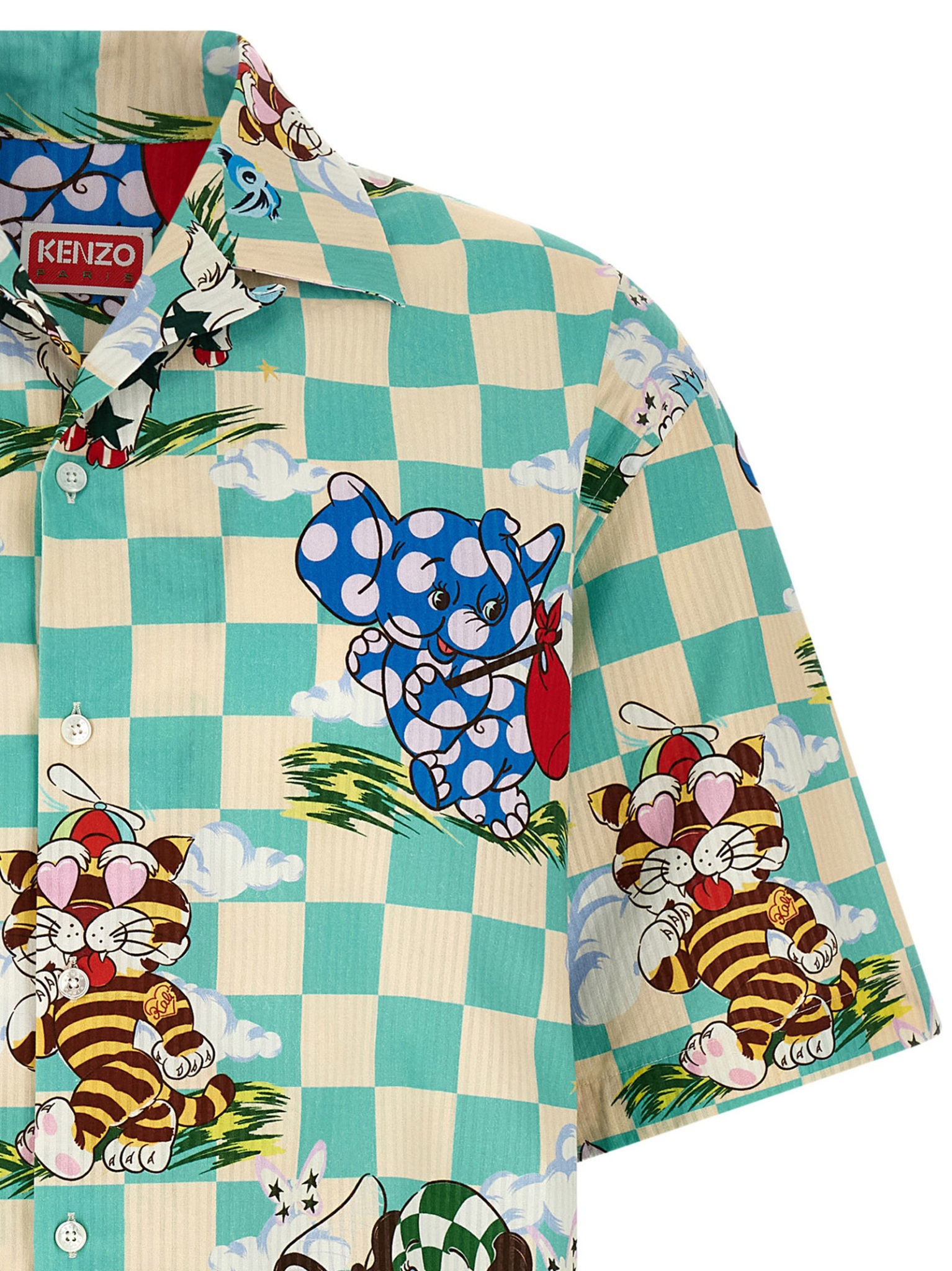[Kenzo] Shirts Short Sleeve SS26 FG55CH1359T260