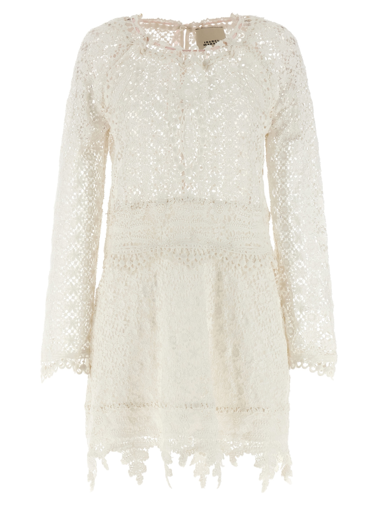 [Isabel Marant] Long sleeve dress SS26 RO0993FAD1J02I20WH