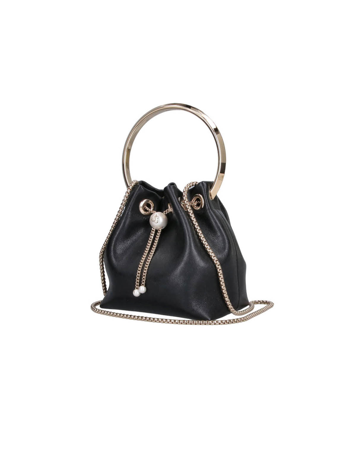 [Jimmy Choo] Shoulder bag FW26 BON BON TYTBLACK LIGHT GOLD