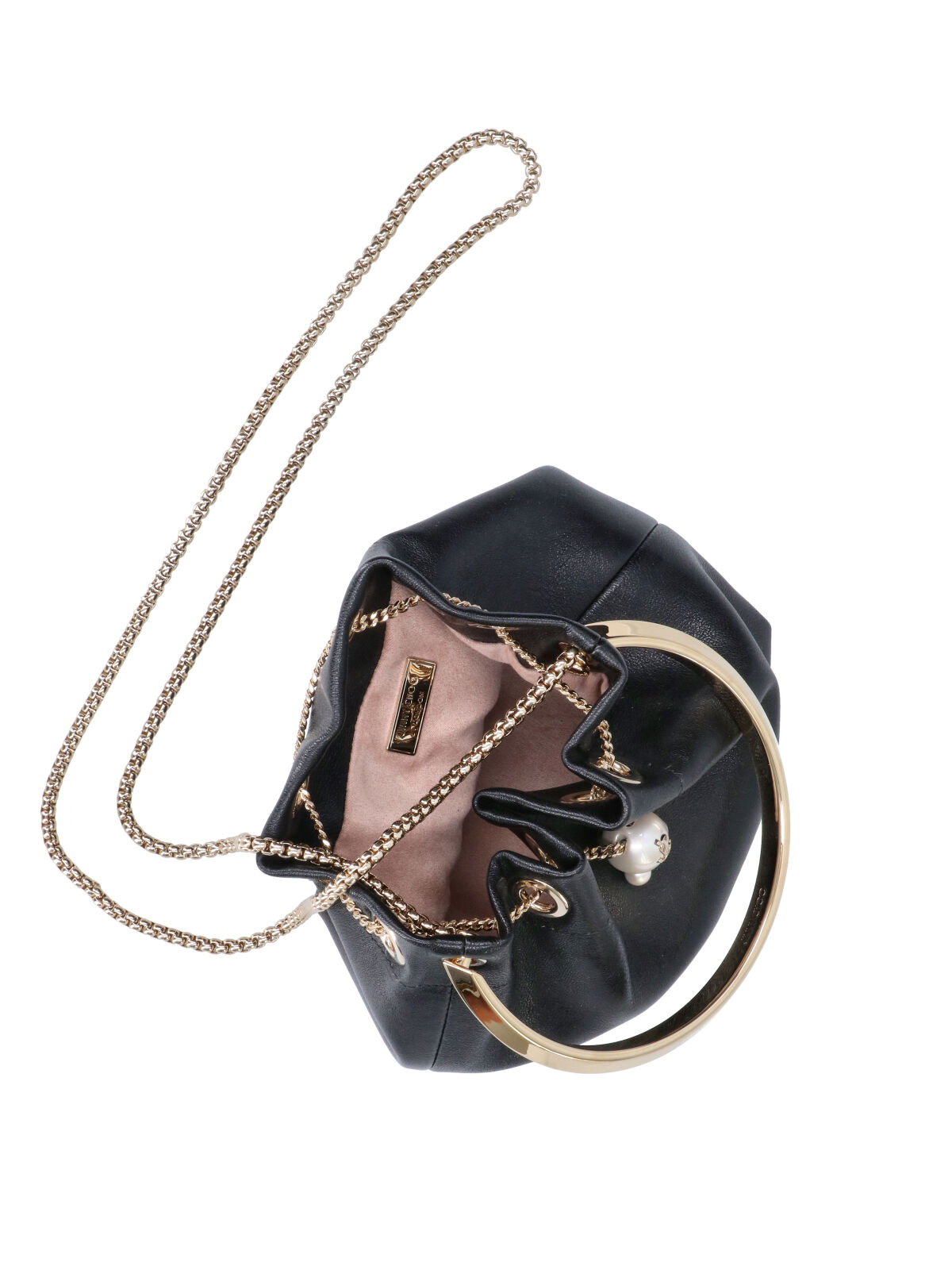 [Jimmy Choo] Shoulder bag FW26 BON BON TYTBLACK LIGHT GOLD