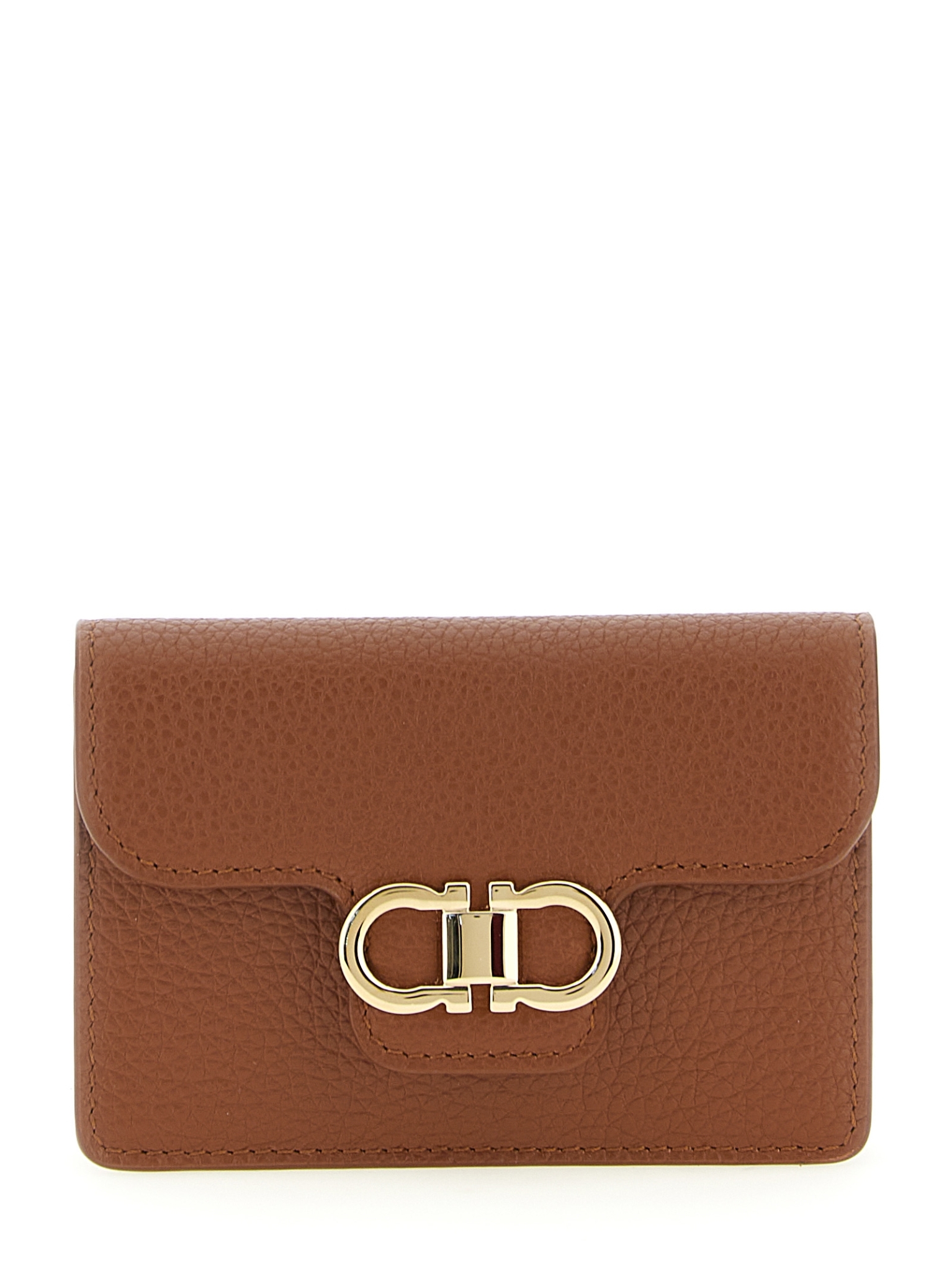 [Ferragamo] Keyring SS26 785796NEWCOGNACTESTADIMORO
