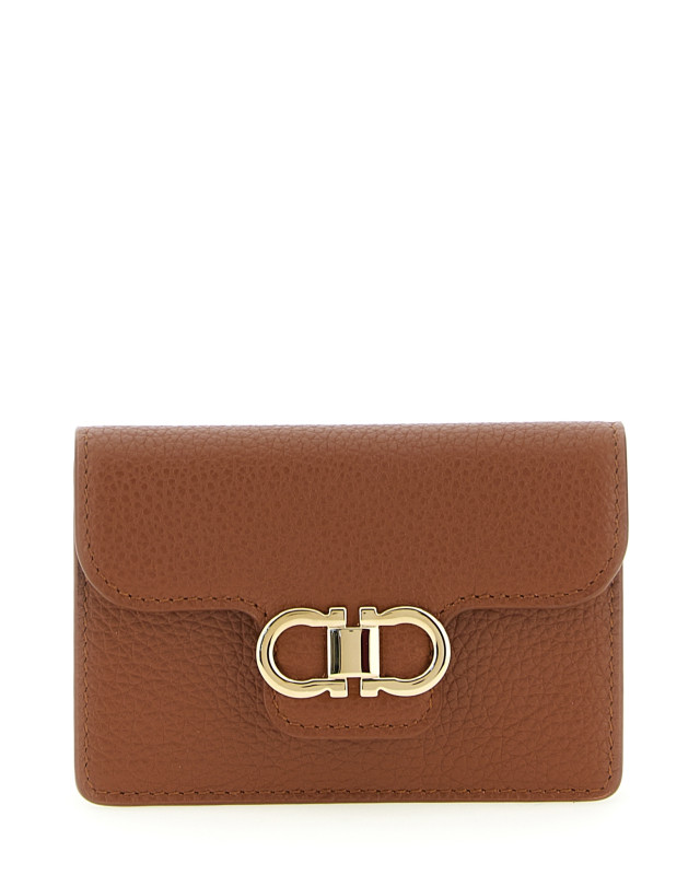 [Ferragamo] Keyring SS26 785796NEWCOGNACTESTADIMORO