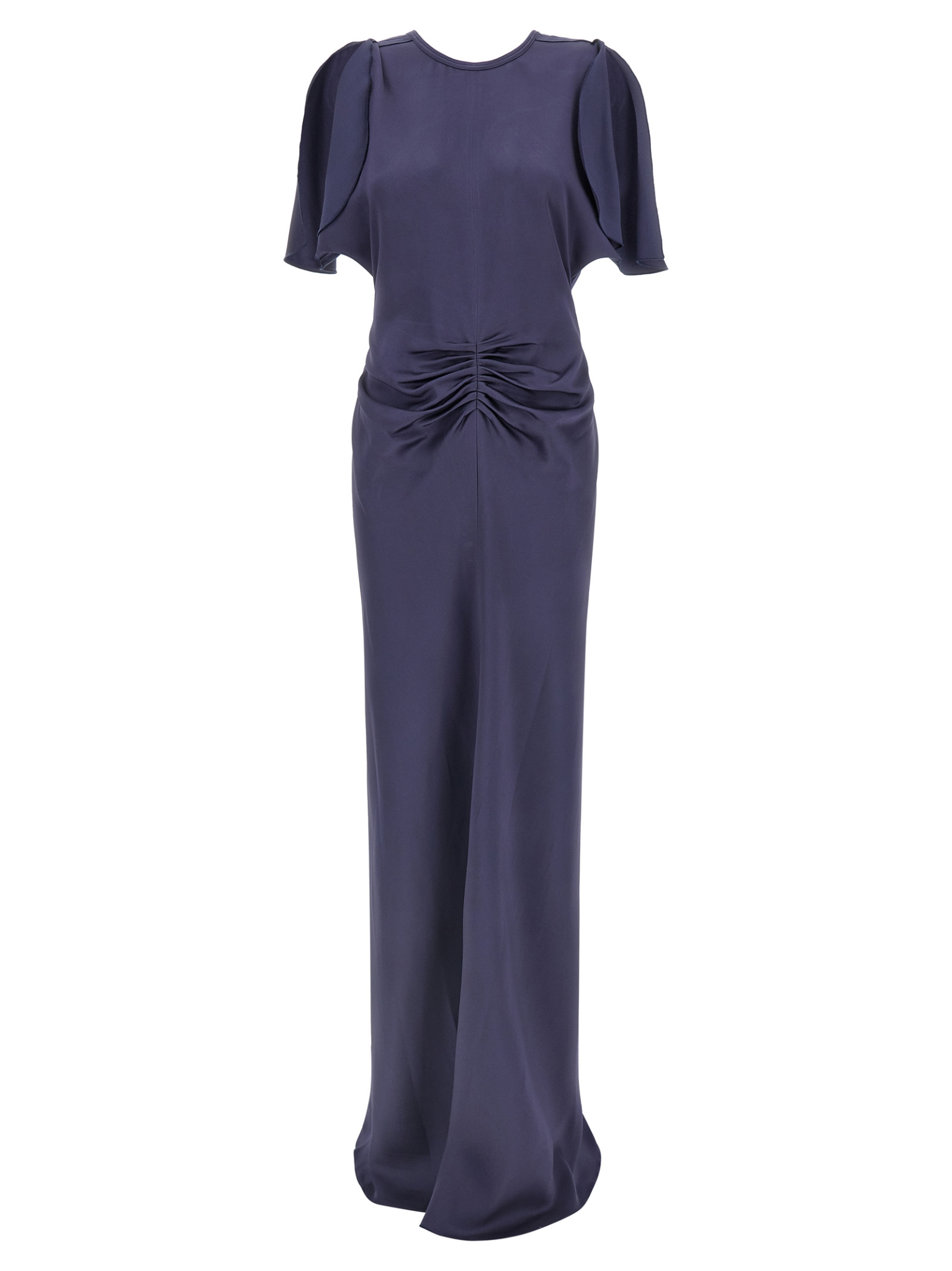 [VICTORIA BECKHAM] Short sleeve dress SS26 1226WDR007004AECLIPSE