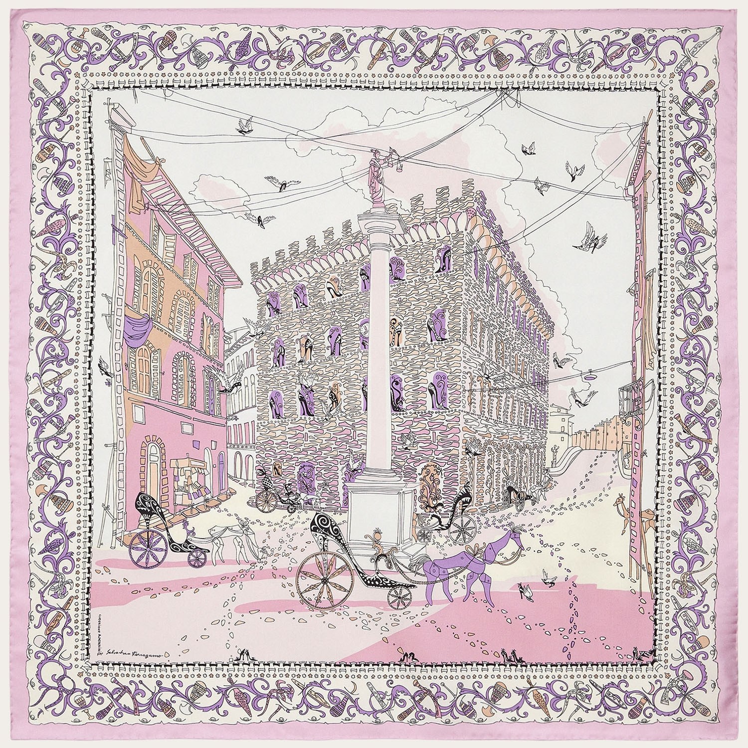 [Salvatore Ferragamo] Scarf FW26 311595096