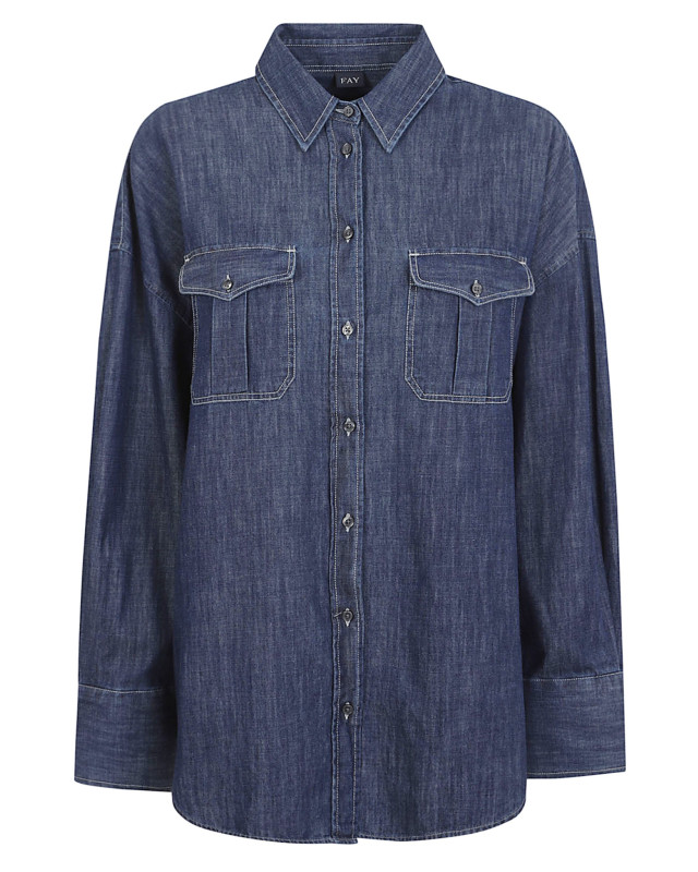 [Fay] Shirts Long Sleeve SS26 NCWA152577LZGS