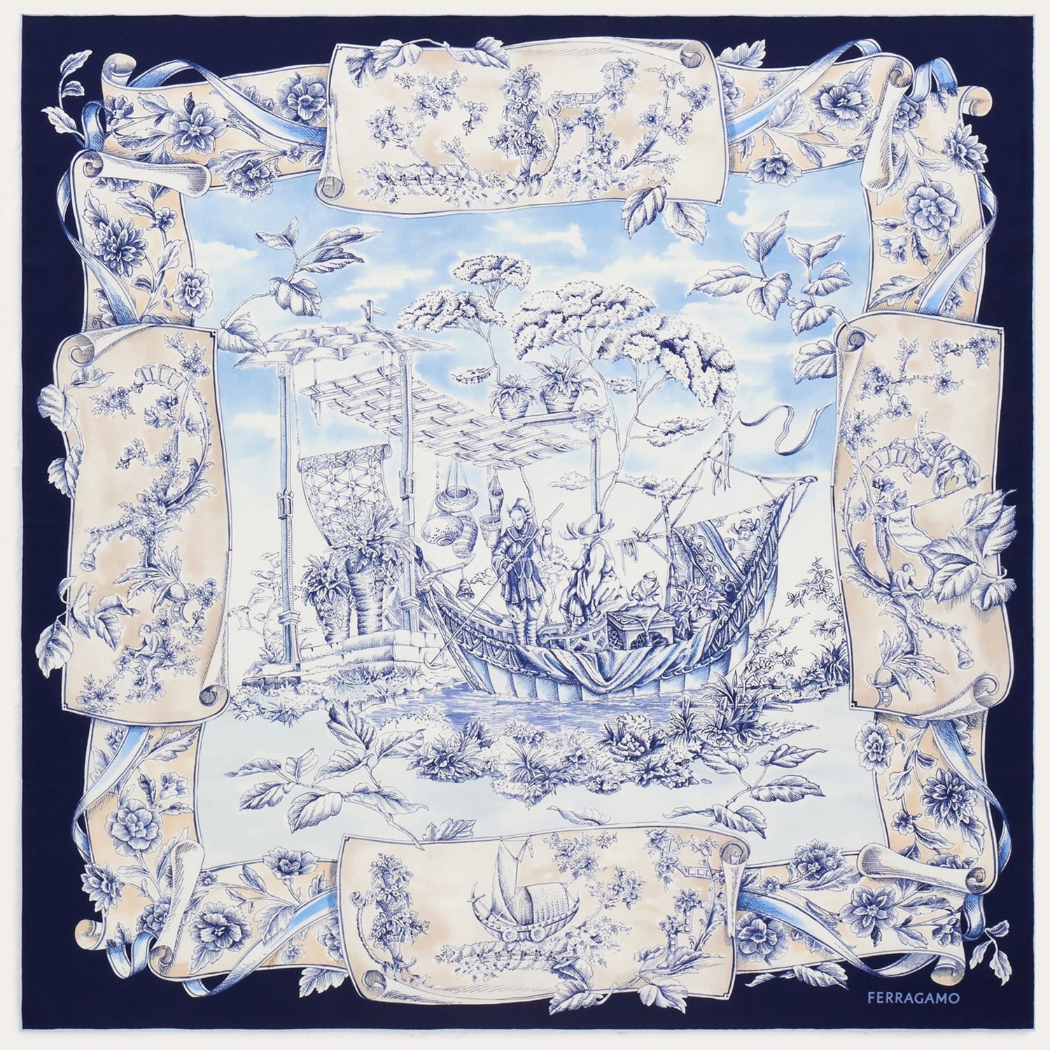 [Salvatore Ferragamo] Scarf FW26 310244001