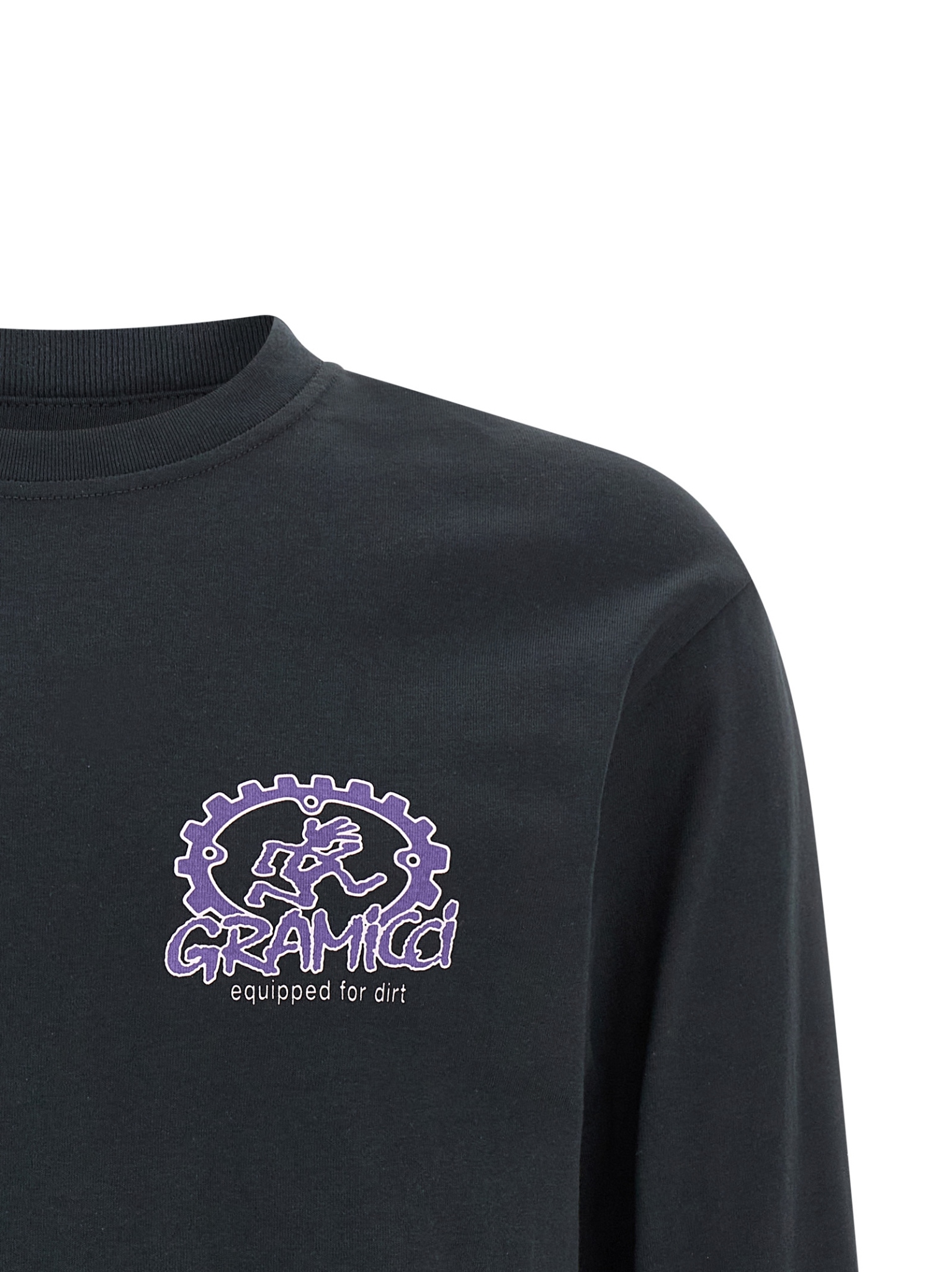 [GRAMICCI] T-shirts Long Sleeve SS26 G6SUT101VINTAGEBLACK