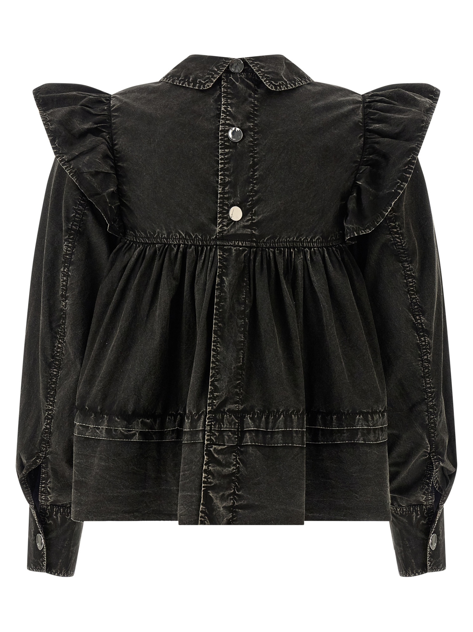 [GANNI] Shirts Long Sleeve SS26 A1040061099