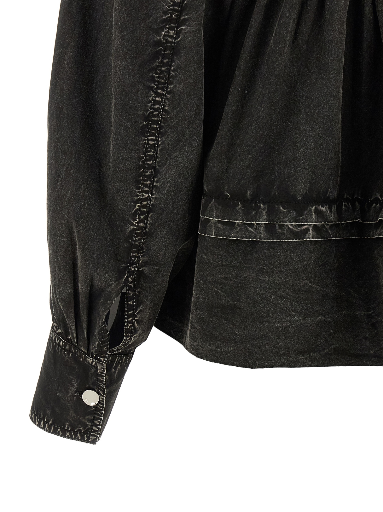 [GANNI] Shirts Long Sleeve SS26 A1040061099