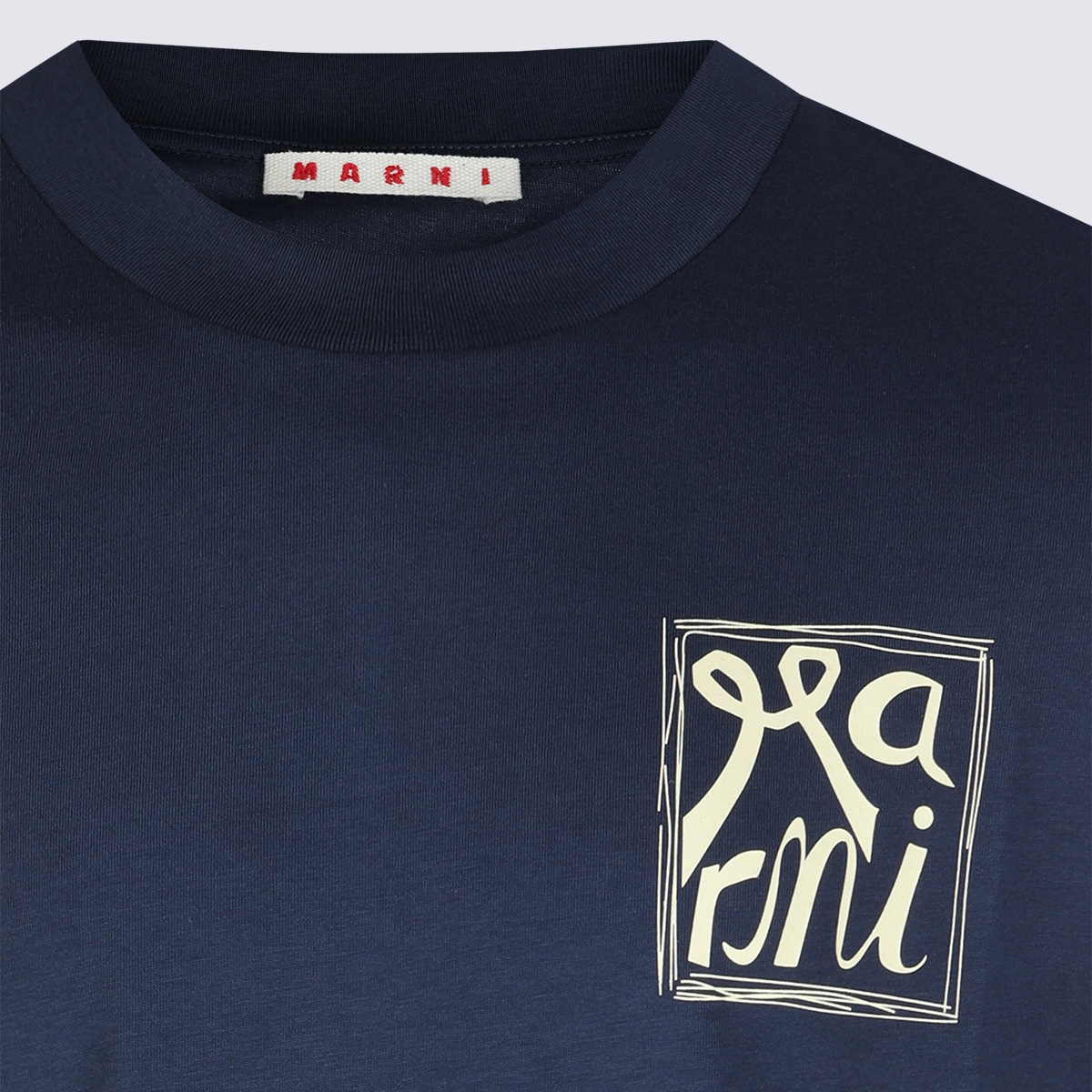 [Marni] T-shirts Short Sleeve SS26 HUMU0198IPUSCY88L1B99