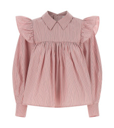 [GANNI] Shirts Long Sleeve SS26 A1040084868