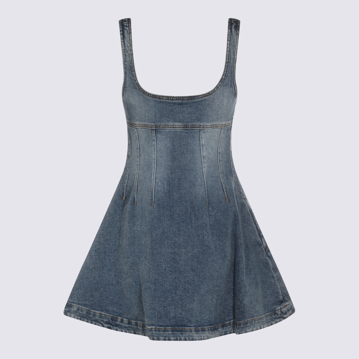 [Self - portrait] Sleeveless dress SS26 RS26812SBLBLUE