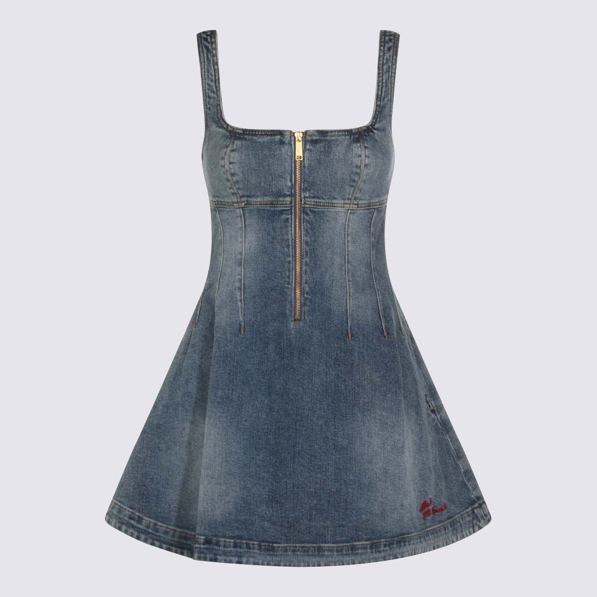 [Self - portrait] Sleeveless dress SS26 RS26812SBLBLUE