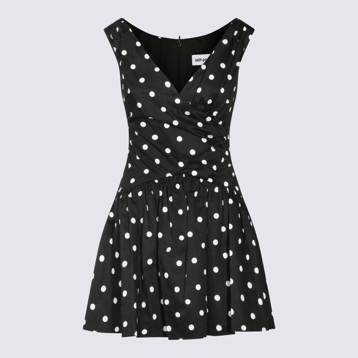 [Self - portrait] Sleeveless dress SS26 RS26209SBBLACK